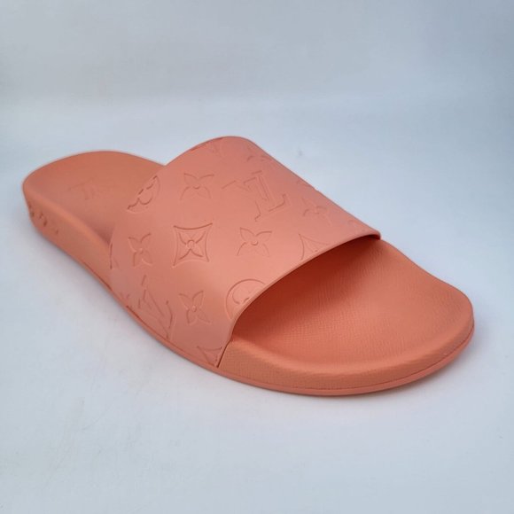 Louis Vuitton Men's Orange Monogram Waterfront Mule Sandals - Picture 8 of 15